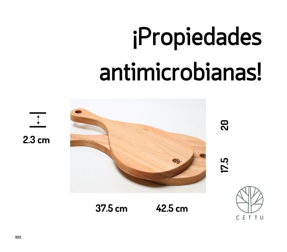 Set de 2 tablas diseño Ibérico, pique, corte y prepare.